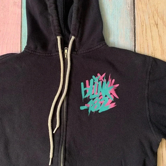 Blink-182 zip up hoodie unisex smiley - Picture 6 of 9